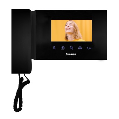 آیفون تصویری سیماران HD مدل 47D رنگ مشکی
